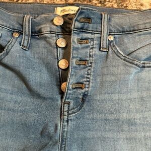 Madewell Cali Demi Boot Button Fly Size 26 EUC